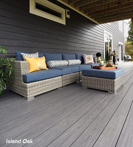 azek harvest island oak composite decking
