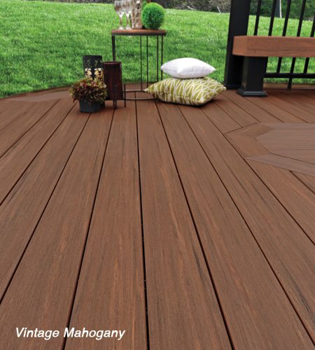 Azek Vintage Mahogany composite decking